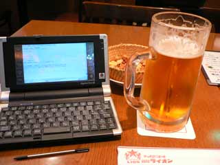 ヱビス生中680円。っていうかヱビス以外ビールがないし